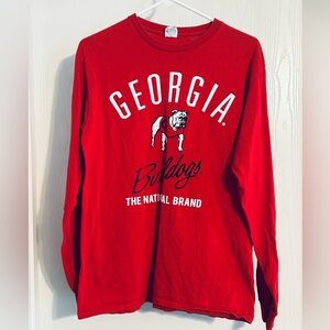 Georgia Bulldogs | Red long sleeve Shirt | Size Medium